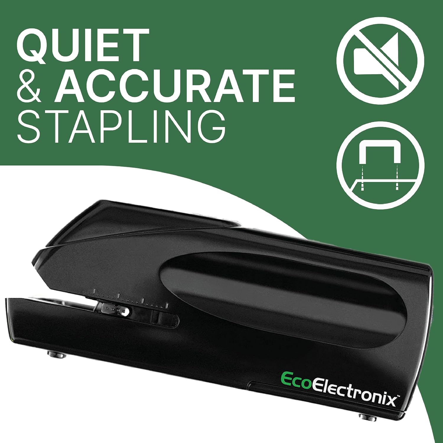 Eco Electronix StaplePro black quiet & accurate stapling