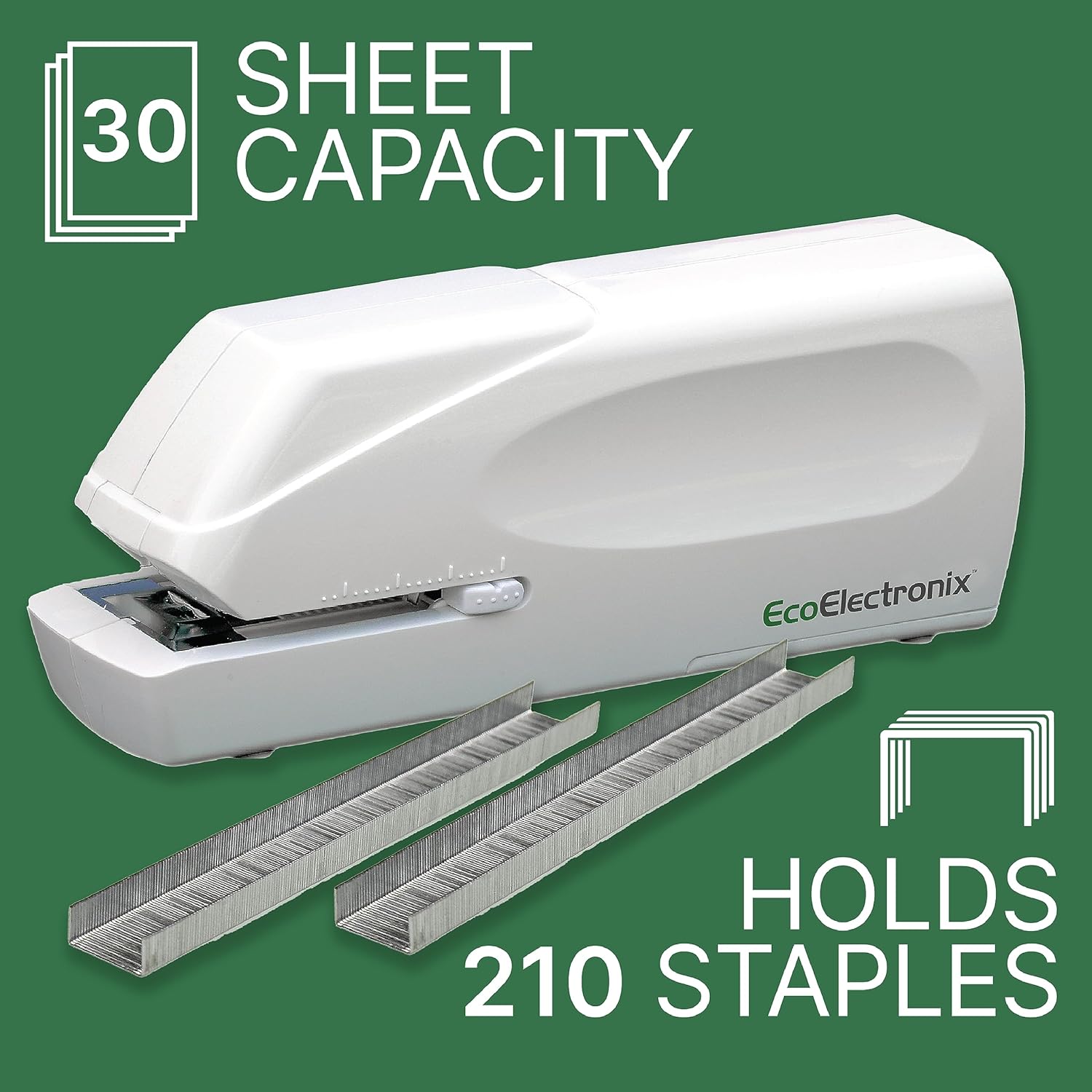 Eco Electronix StaplePro white sheet capacity